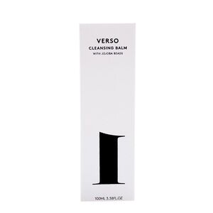 NIB Verso Cleansing Balm with Jojoba Beads Full Size 100 ml / 3.38 Fl oz